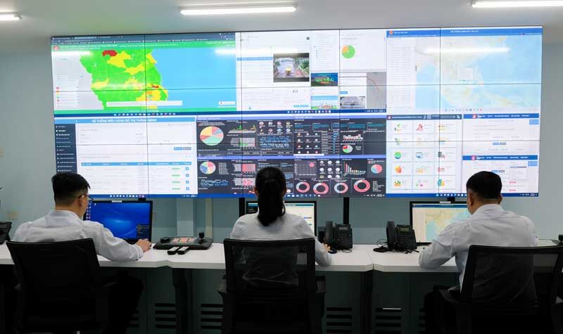 Bình Định khai trương Trung tâm giám sát, điều hành đô thị thông minh