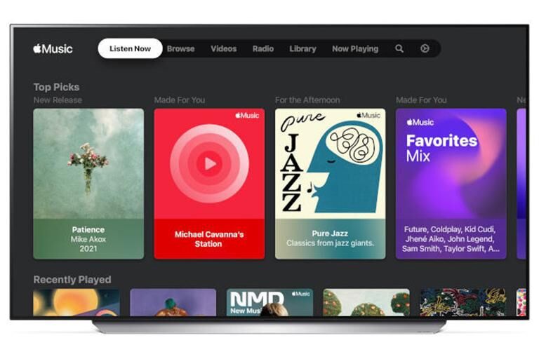 LG Smart TV đã có thể tải ứng dụng Apple Music