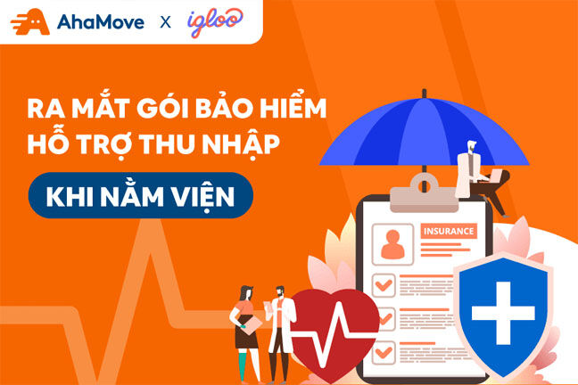 Công ty công nghệ bảo hiểm Igloo tăng cường hợp tác với AhaMove để bảo vệ tài xế giao hàng