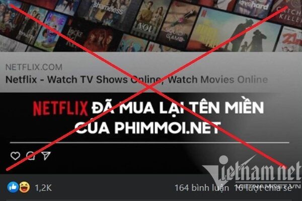 Netflix phủ nhận việc mua lại tên miền Phimmoi.net