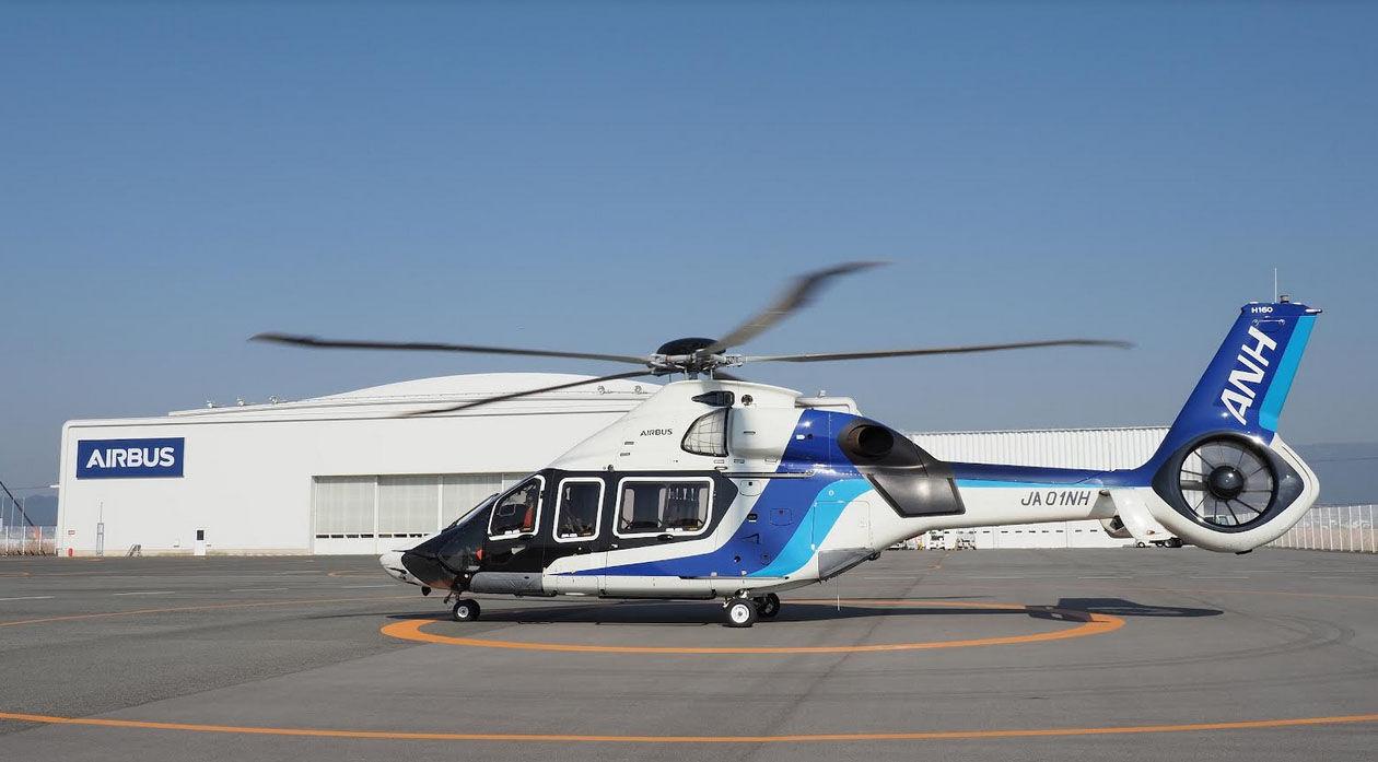 Airbus bàn giao máy bay trực thăng H160 đầu tiên trên thế giới tại Nhật Bản