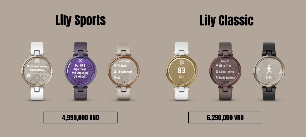 Garmin ra mắt đồng hồ cho phái đẹp tại Việt Nam, giá từ 4,99 triệu đồng