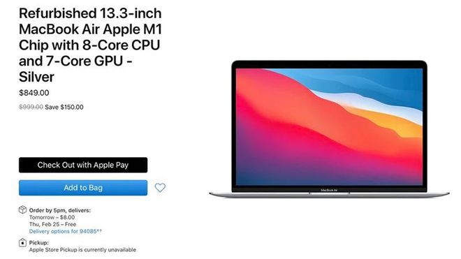 MacBook Pro M1 tân trang đang được Apple bán với giá rẻ hơn 15% 