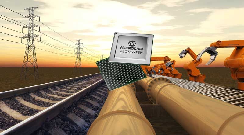 Microchip công bố dòng thiết bị chuyển mạch Ethernet SparX-5 hỗ trợ tiêu chuẩn TSN IEEE