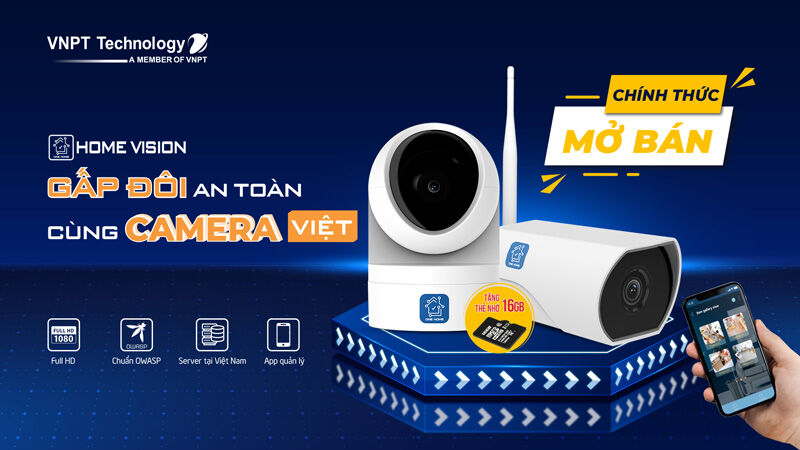 VNPT Technology mở bán IP camera qua các nền tảng TMĐT 