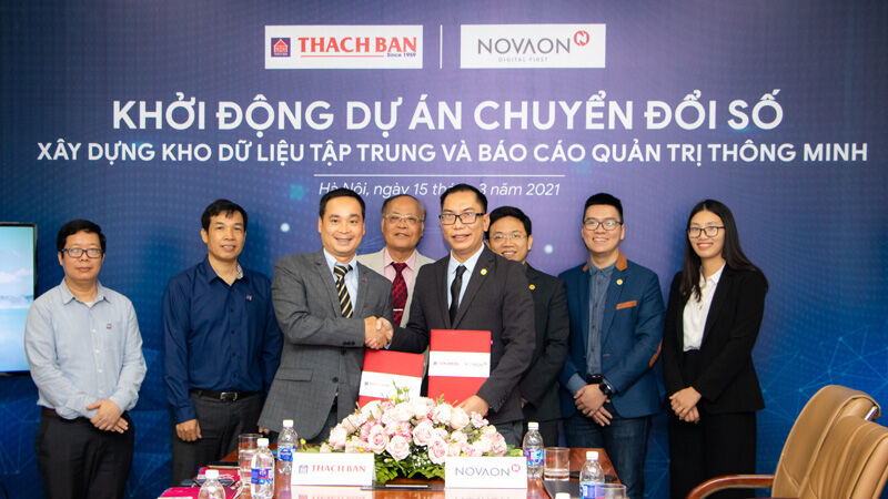 Thạch Bàn chọn NOVAON làm đối tác chuyển đổi số mảng dữ liệu