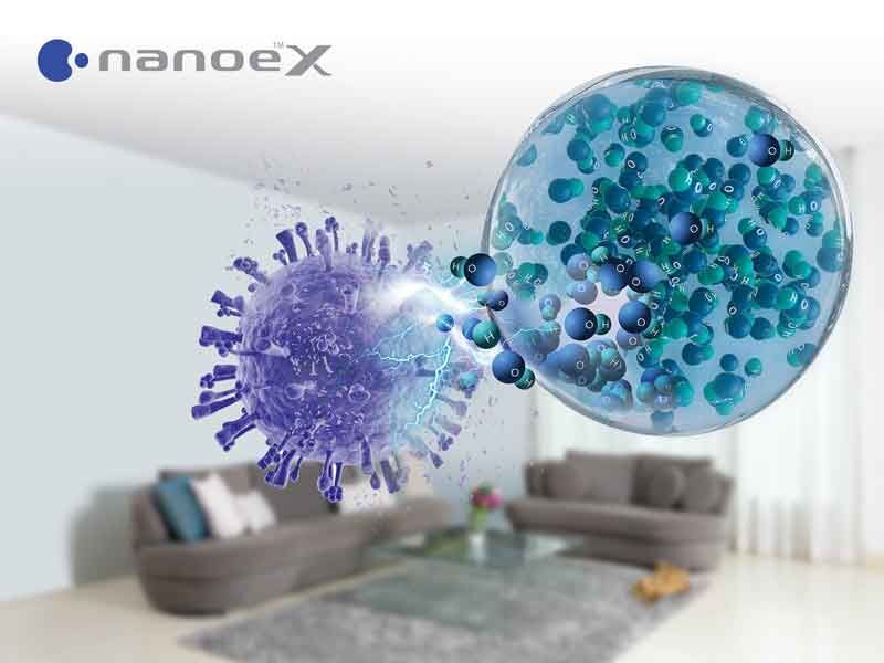 Điều hòa Panasonic trang bị công nghệ nanoe X có thể ức chế SARS-CoV-2 