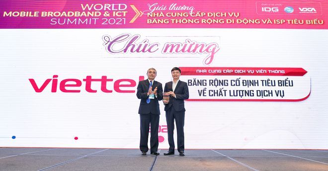 Viettel nhận 3 giải thưởng thuộc lĩnh vực viễn thông và điện toán đám mây