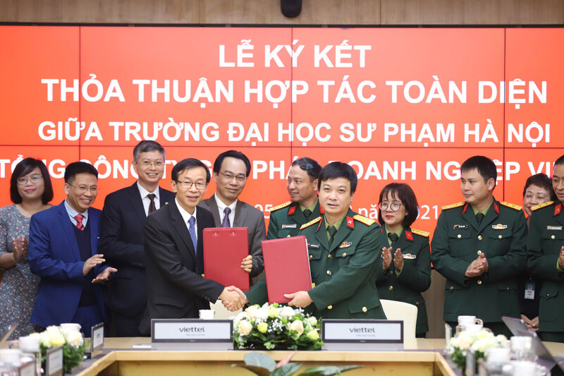  Viettel đồng hành cùng quá trình chuyển đổi số của Đại học Sư phạm Hà Nội