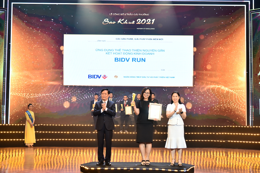 Sao Khuê 2021 vinh danh 06 sản phẩm của BIDV