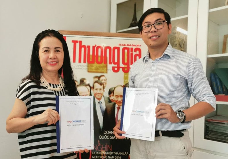 Tạp chí Thương Gia hợp tác cùng Công ty công nghệ VietnamPedia