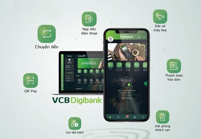 Vietcombank điều chỉnh, bổ sung tính năng trên VCB Digibank