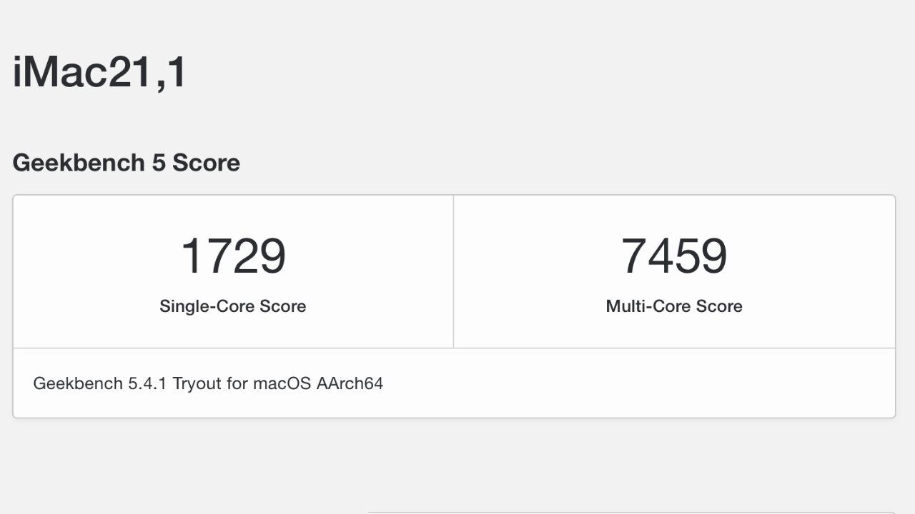 iMac 24 inch chip M1 nhanh hơn 56% so với Intel