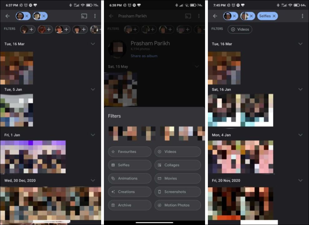 Google Photos đã có bộ lọc tìm kiếm