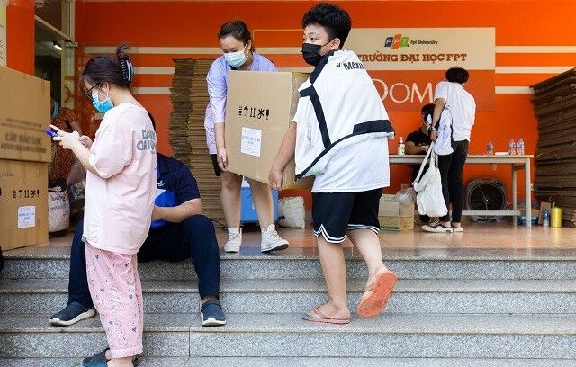 Ký túc xá đại học FPT tiếp tục là nơi phục vụ cách ly Covid-19