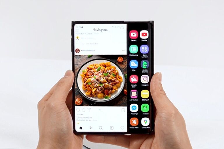 Samsung đang nghiên cứu điện thoại có thể cuộn lại