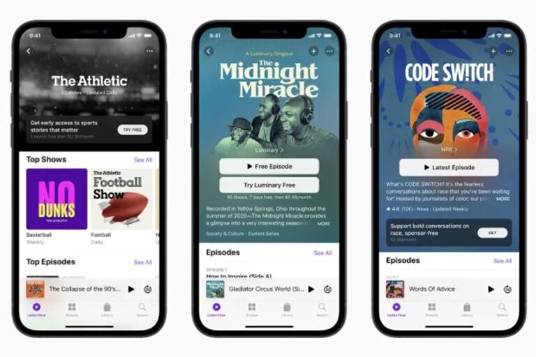 Apple hoãn ra mắt đăng ký Podcast trả phí sang tháng 6