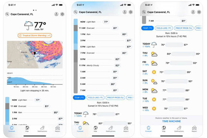 Apple đóng cửa ứng dụng và trang web của Dark Sky vào năm sau