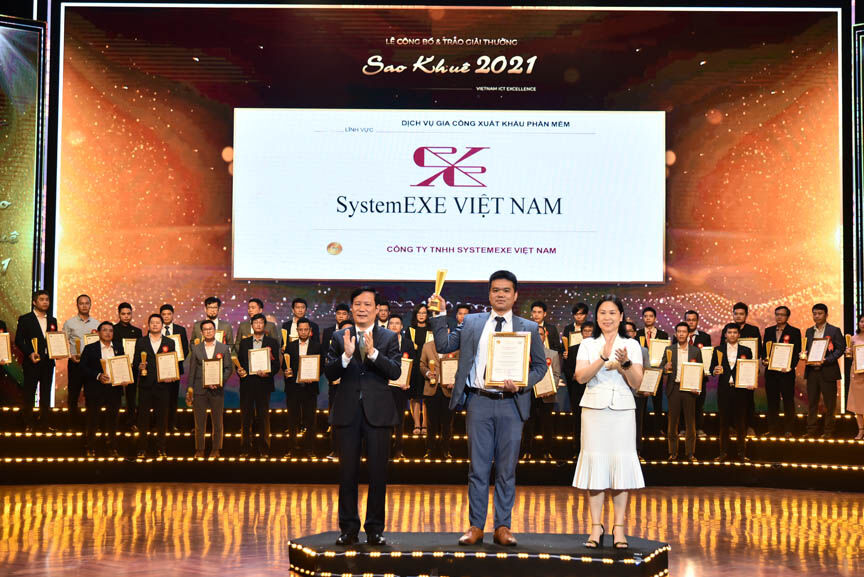 SystemEXE Việt Nam tiếp tục khẳng định thương hiệu “Chất lượng Nhật – thành công Việt” với giải thưởng Sao Khuê 2021