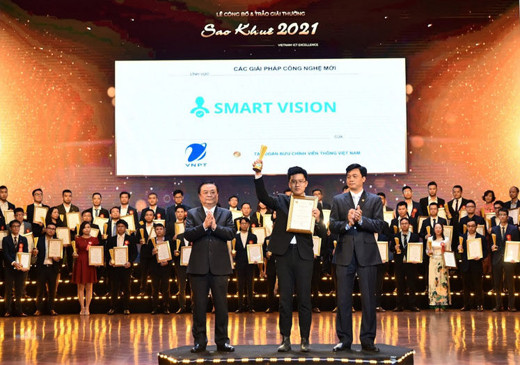 Giải pháp SmartVision của VNPT-IT được tôn vinh tại Sao Khuê 2021