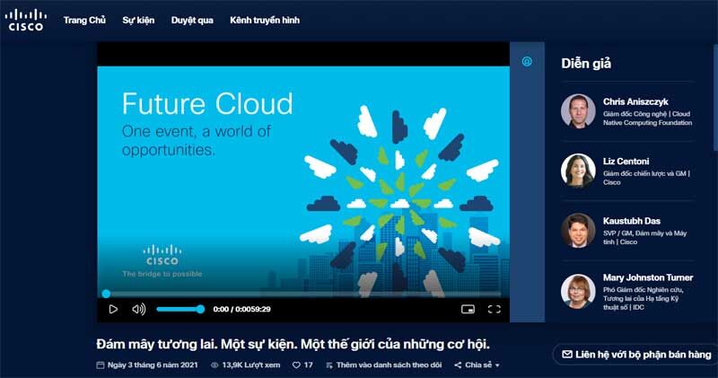 Cisco giới thiệu hàng loạt cải tiến cho đám mây lai 