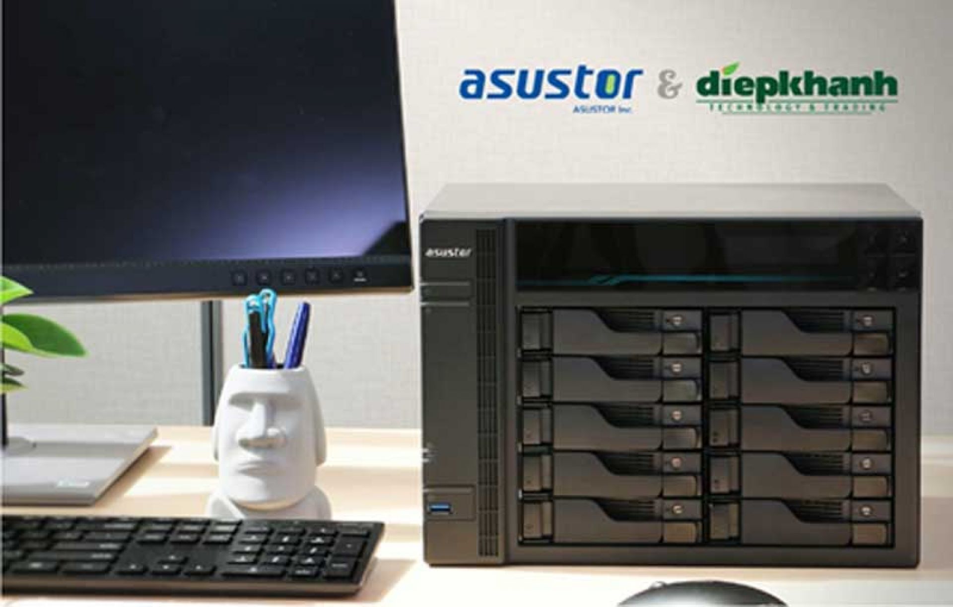 Diệp Khánh là nhà phân phối NAS của ASUSTOR tại Việt Nam