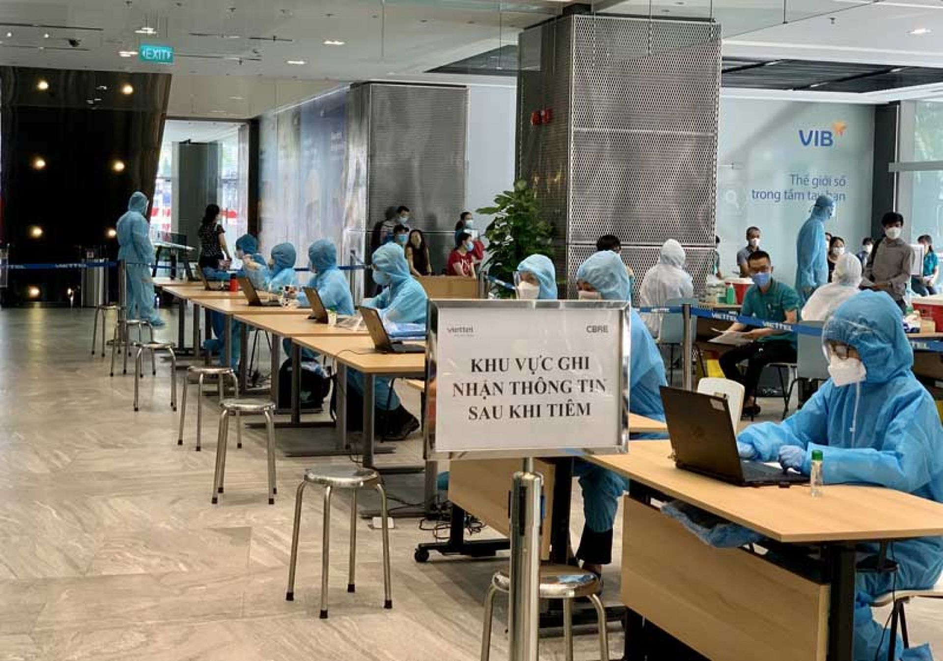 Viettel tham gia chiến dịch tiêm chủng Covid-19 quy mô lớn tại Tp. Hồ Chí Minh