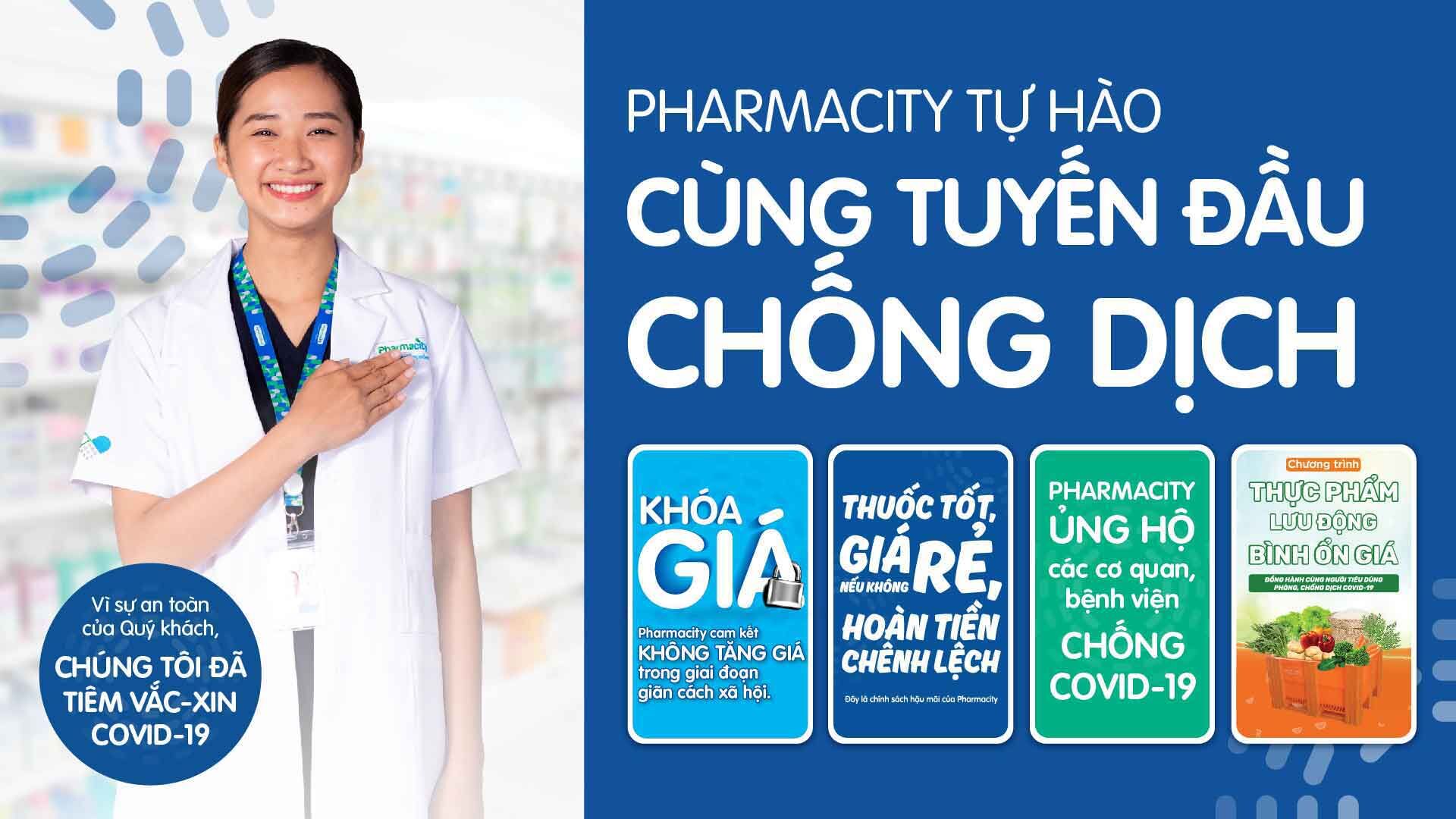 Pharmacity cam kết không tăng giá thuốc trong giai đoạn TP. Hồ Chí Minh giãn cách