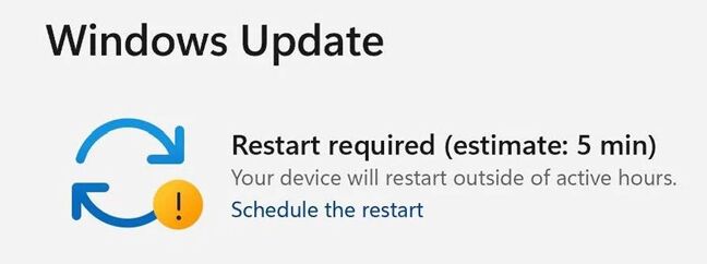 Windows 11 sẽ sớm cho biết thời gian cài đặt các bản cập nhật