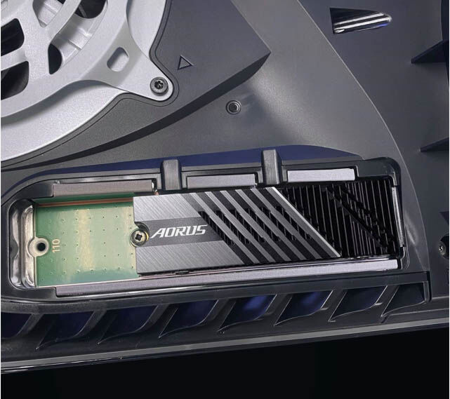SSD AORUS Gen4 7000s mở khóa cho máy PS5