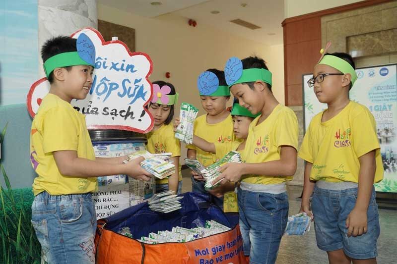 3 năm, Tetra Pak thu gom được hơn 632 tấn vỏ hộp đồ uống đưa đi tái chế