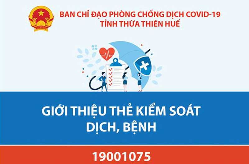 Thừa Thiên Huế triển khai “Thẻ kiểm soát dịch bệnh” bằng mã QR Quốc gia