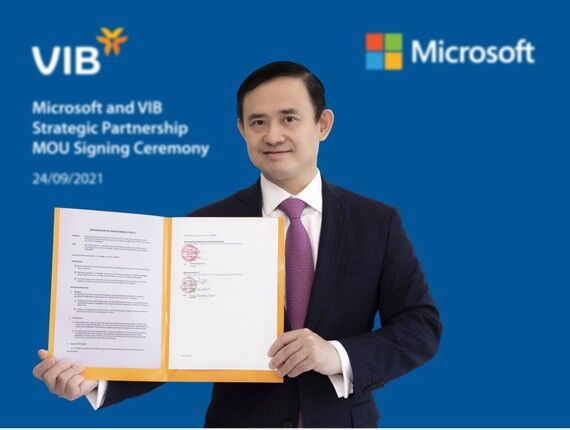VIB hợp tác Microsoft sử dụng Microsoft Azure