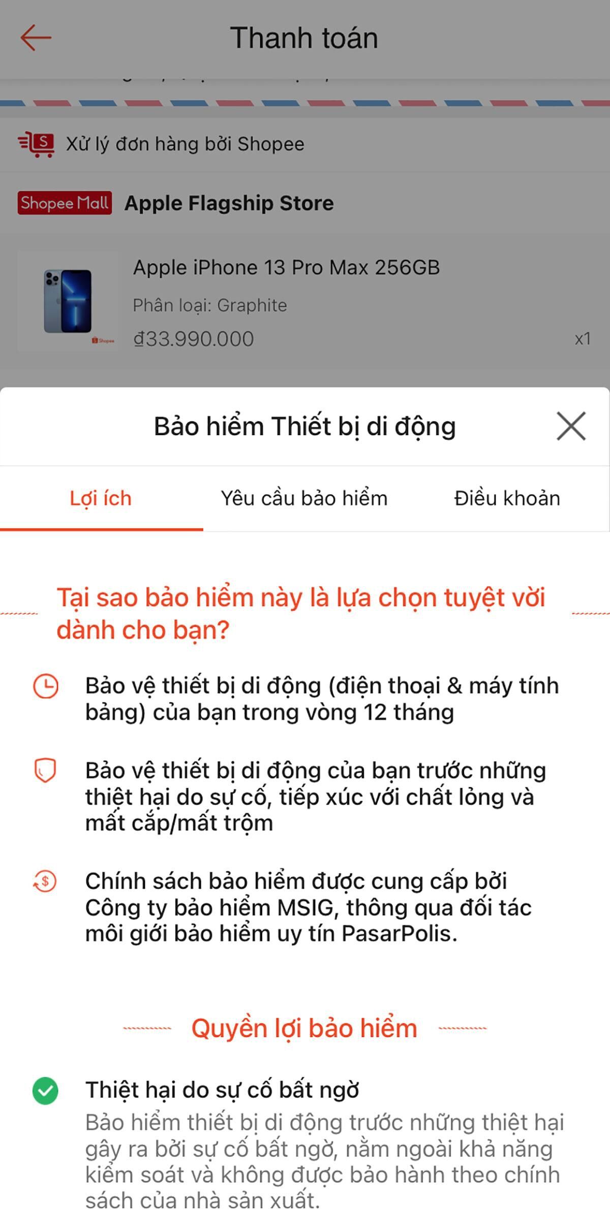 Shopee bắt tay cùng Fuse, PasarPolis giới thiệu gói bảo hiểm thiết bị 0 đồng - ảnh 5