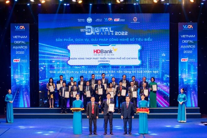 HDBank đạt giải thưởng Vietnam Digital Awards 2022