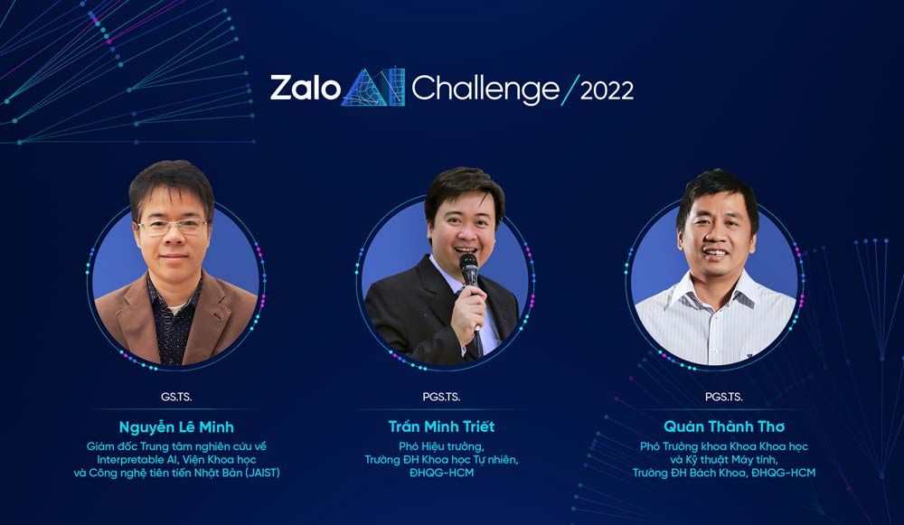 Các giám khảo mới của Zalo AI Challenge 2022
