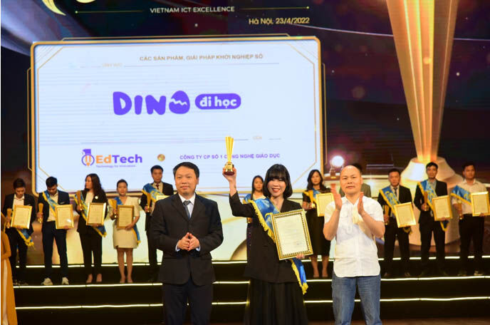 DINO Đi Học – Hệ sinh thái giáo dục duy nhất thuộc giải pháp khởi nghiệp số được vinh danh tại Sao Khuê 2022