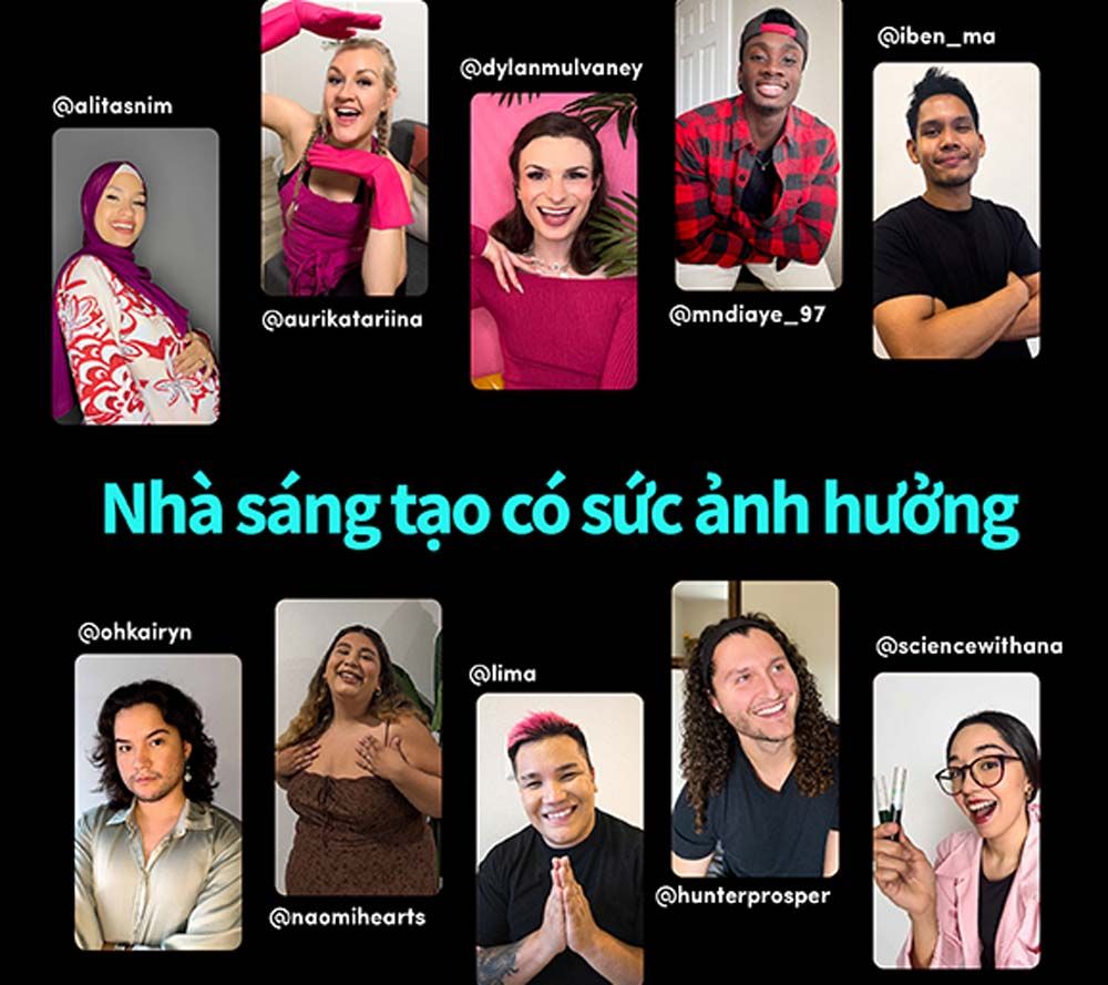 50 nhà sáng tạo nội dung nổi bật toàn cầu - ảnh hưởng