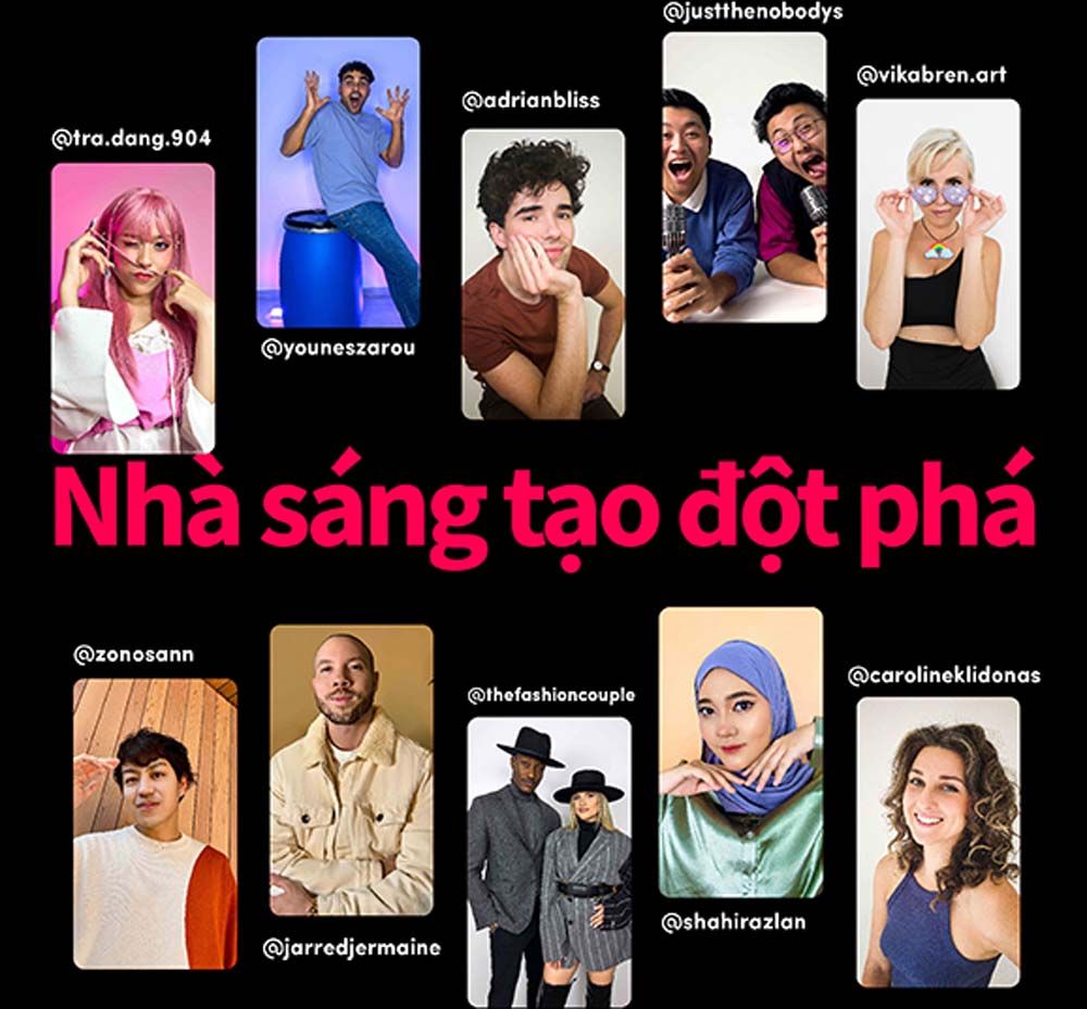 50 nhà sáng tạo nội dung nổi bật toàn cầu - đột phá