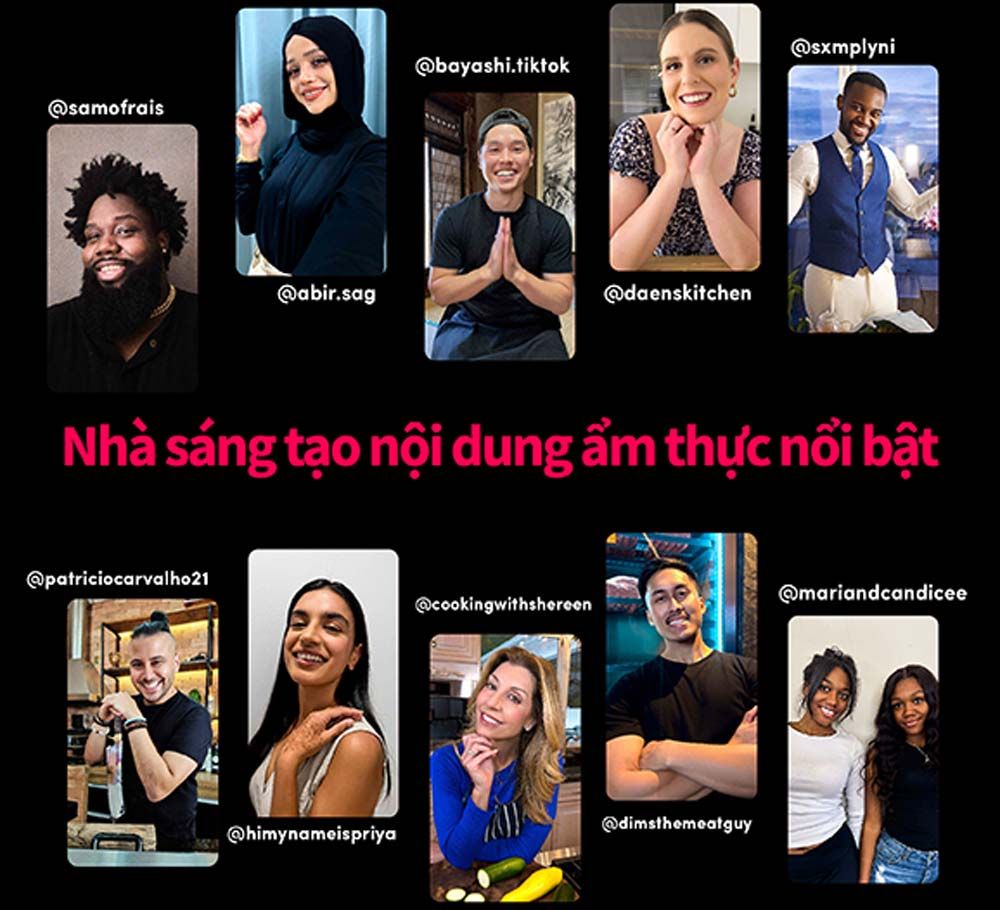 50 nhà sáng tạo nội dung nổi bật toàn cầu - ẩm thực