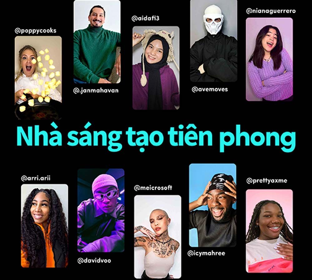 50 nhà sáng tạo nội dung nổi bật toàn cầu - tiên phong