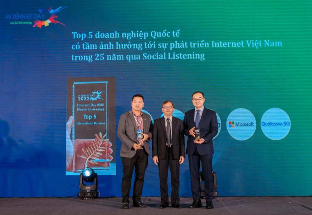 Huawei lọt Top 5 Doanh nghiệp Quốc tế có tầm ảnh hưởng tới Internet Việt Nam
