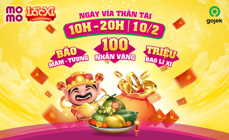 Lắc Xì 2022 gia lộc đầu năm với 100 nhẫn vàng, hàng triệu bao lì xì...