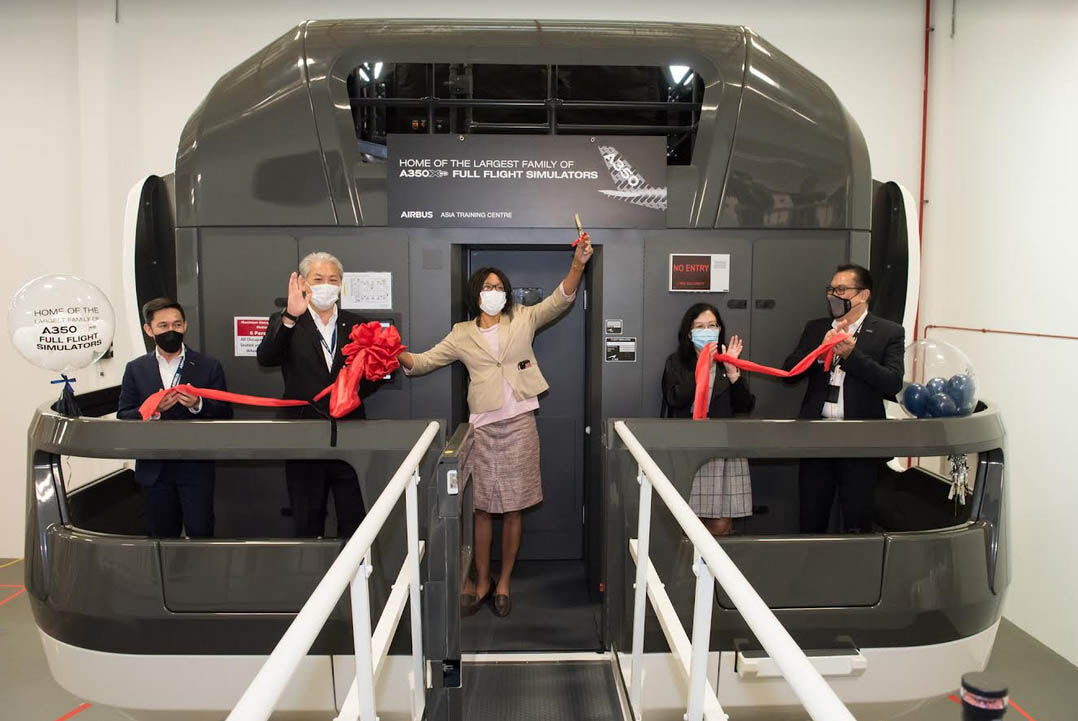 Trung tâm đào tạo của Airbus tại Châu Á khai trương thiết bị mô phỏng buồng lái máy bay A350 thứ tư