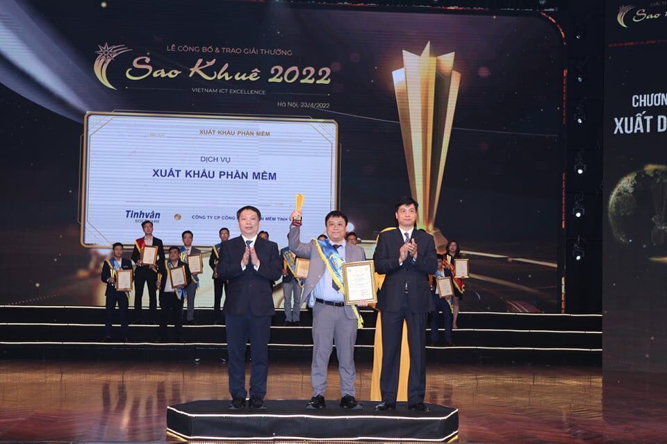 Tinhvan Software nhận Giải thưởng Sao Khuê 2022 trong lĩnh vực Dịch vụ xuất khẩu phần mềm.
