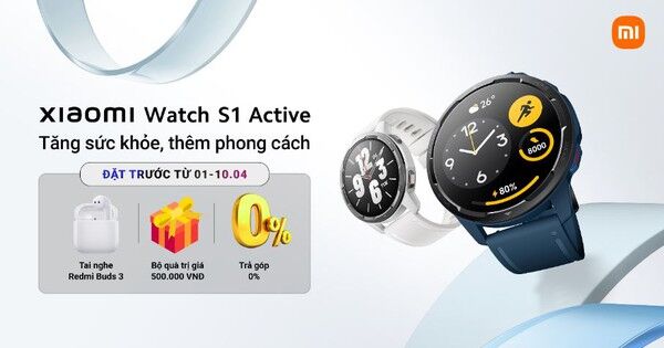 Xiaomi Watch S1 Active lên kệ tại thị trường Việt Nam