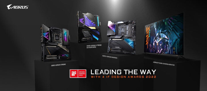 4 giải thưởng! GIGABYTE đại thắng tại iF Design Award 2022