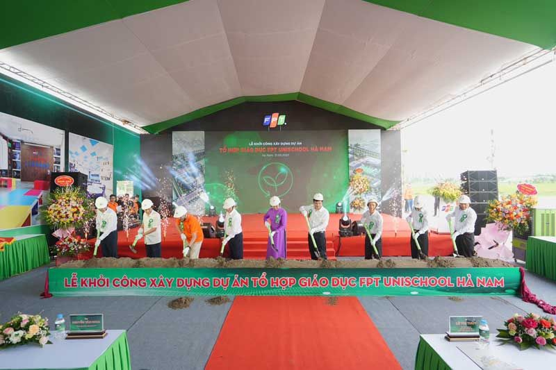 Khởi công Tổ hợp giáo dục FPT UniSchool Hà Nam
