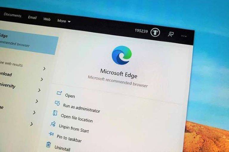 Microsoft Edge tiếp tục nhận được sự tin tưởng của người dùng PC