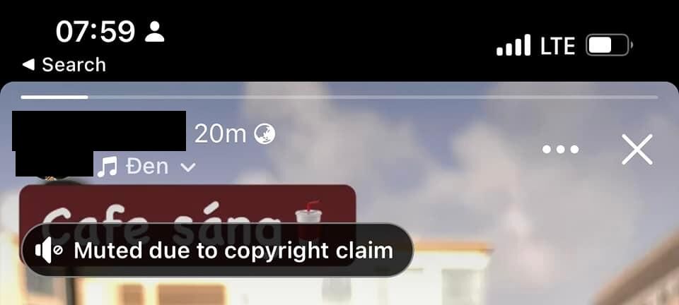 Facebook gặp lỗi bản quyền âm nhạc trên Story?